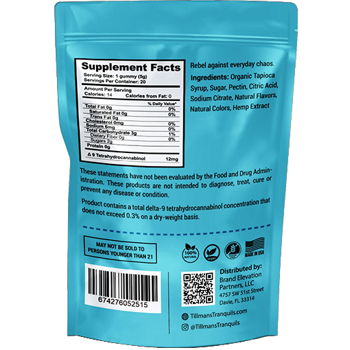 Blue Dream Delta 9 THC Gummies 240mg - Hybrid