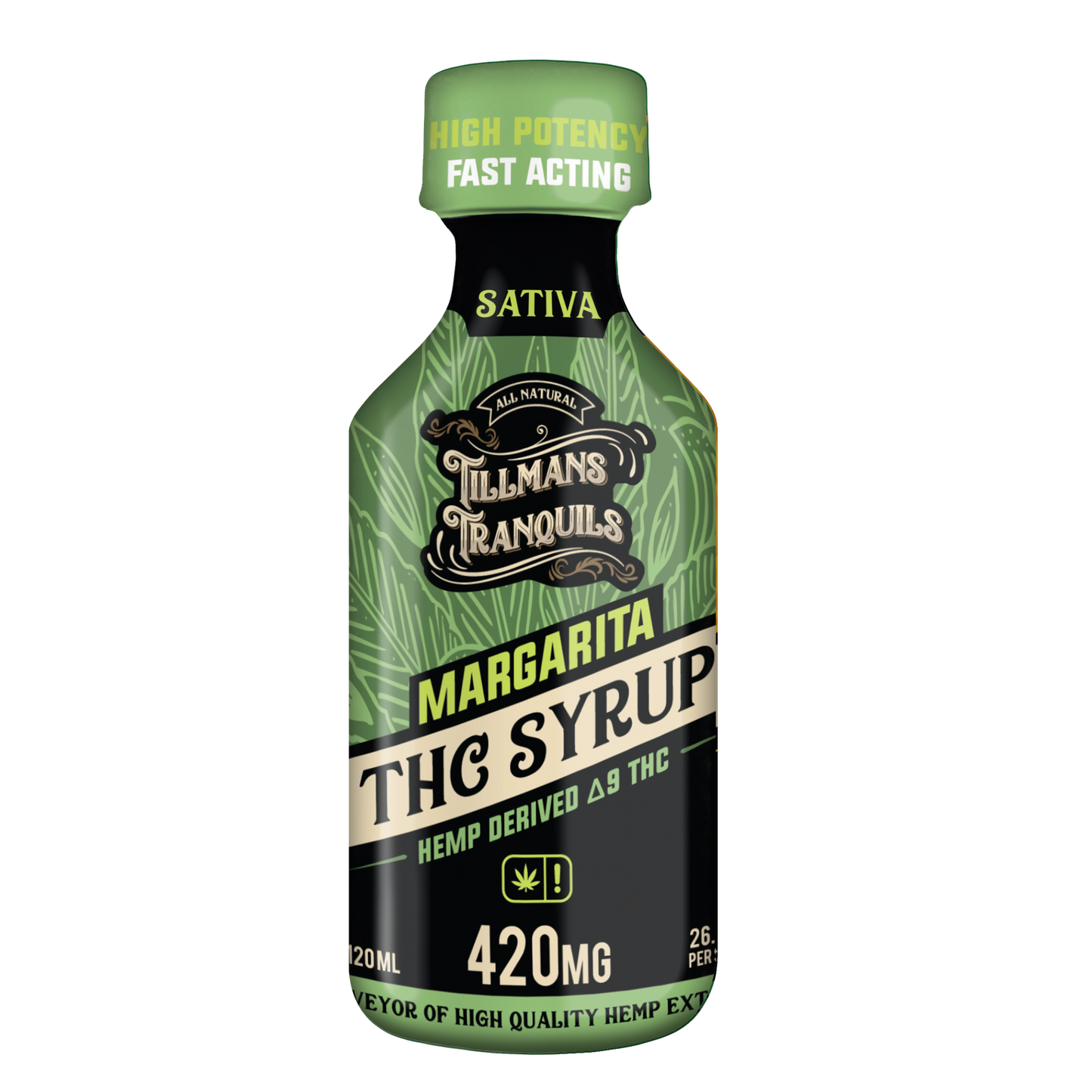 Delta 9 Syrup 420mg - Margarita