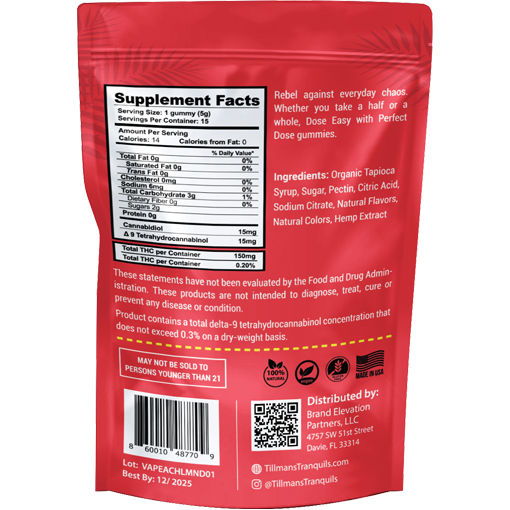 Peach Lemonade Gummies 25:1