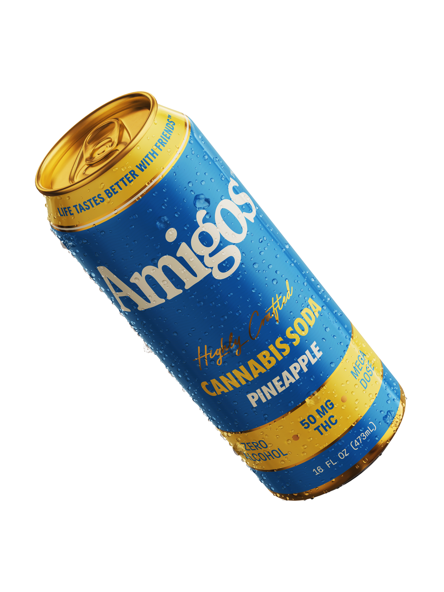 Amigos 50mg Pineapple Soda 24ct