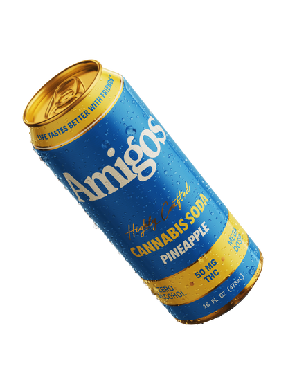 Amigos 50mg Pineapple Soda 24ct