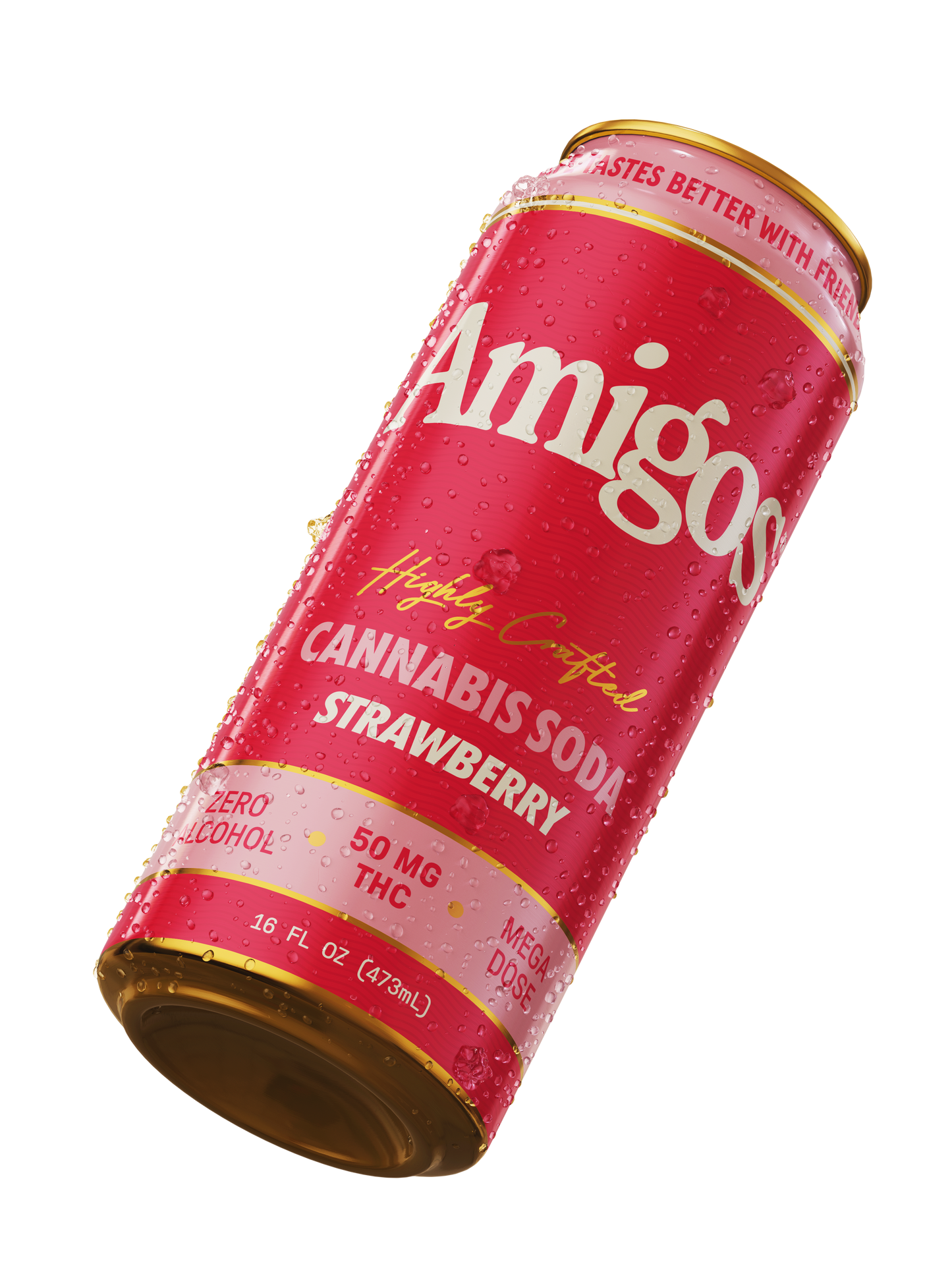 Amigos 50mg Strawberry Soda 24ct
