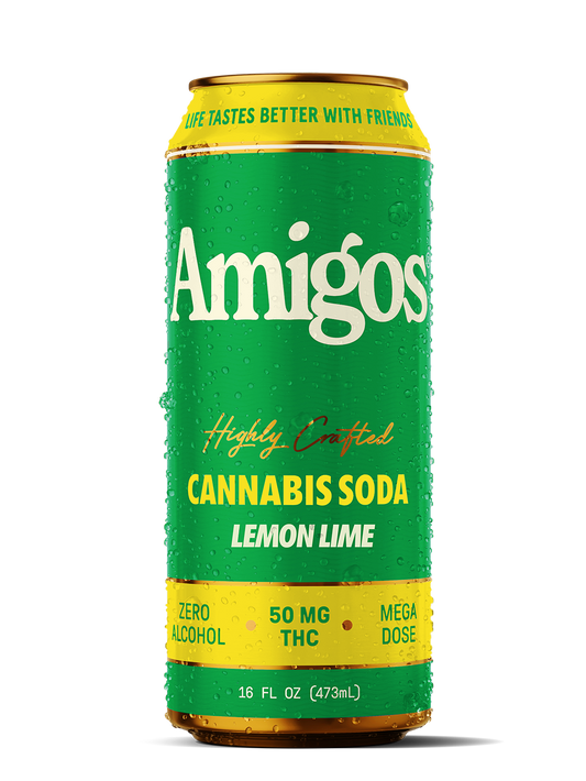 Amigos 50mg Lemon Lime Soda 24ct