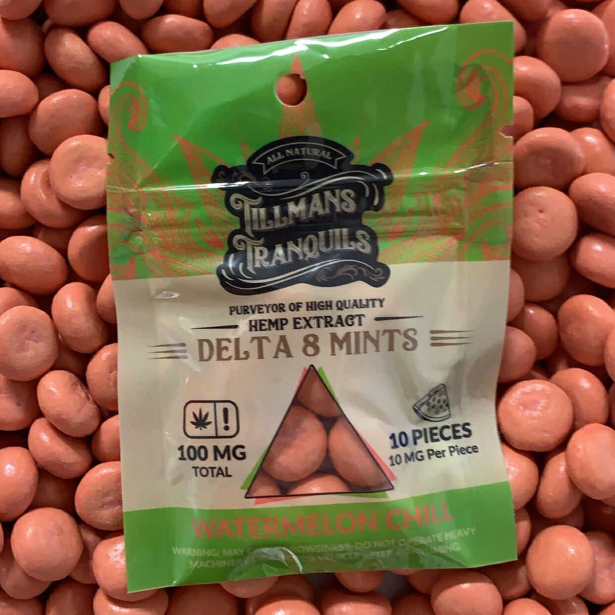 D8 Display Watermelon Chill THC Mints - Box