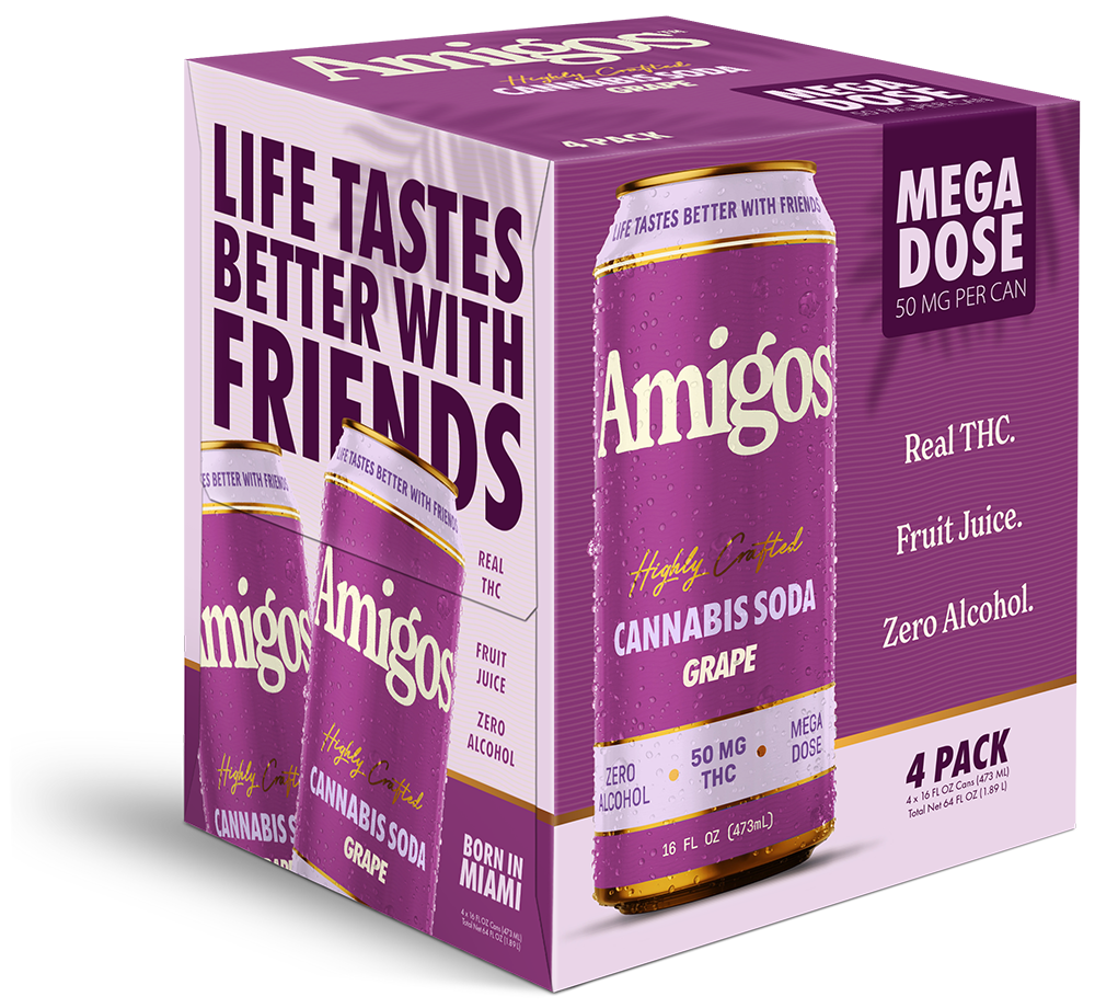 Amigos 50mg Grape Soda24ct