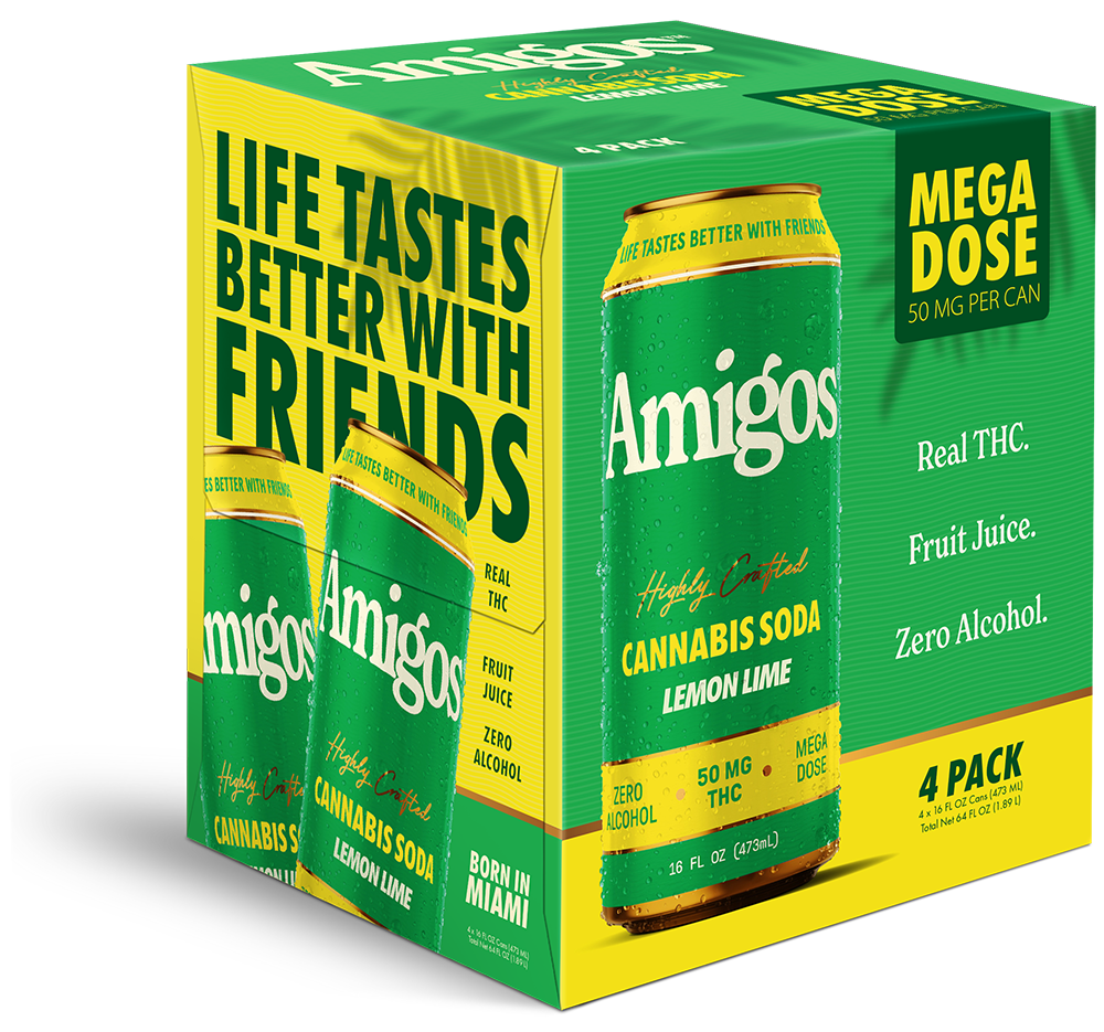 Amigos 50mg Lemon Lime Soda 24ct