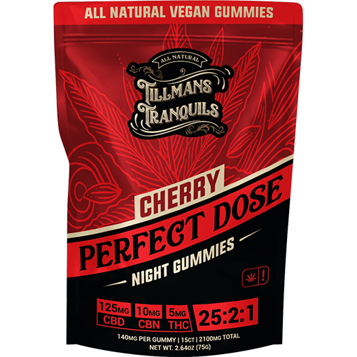 25:2:1 Cherry Sleep Gummies