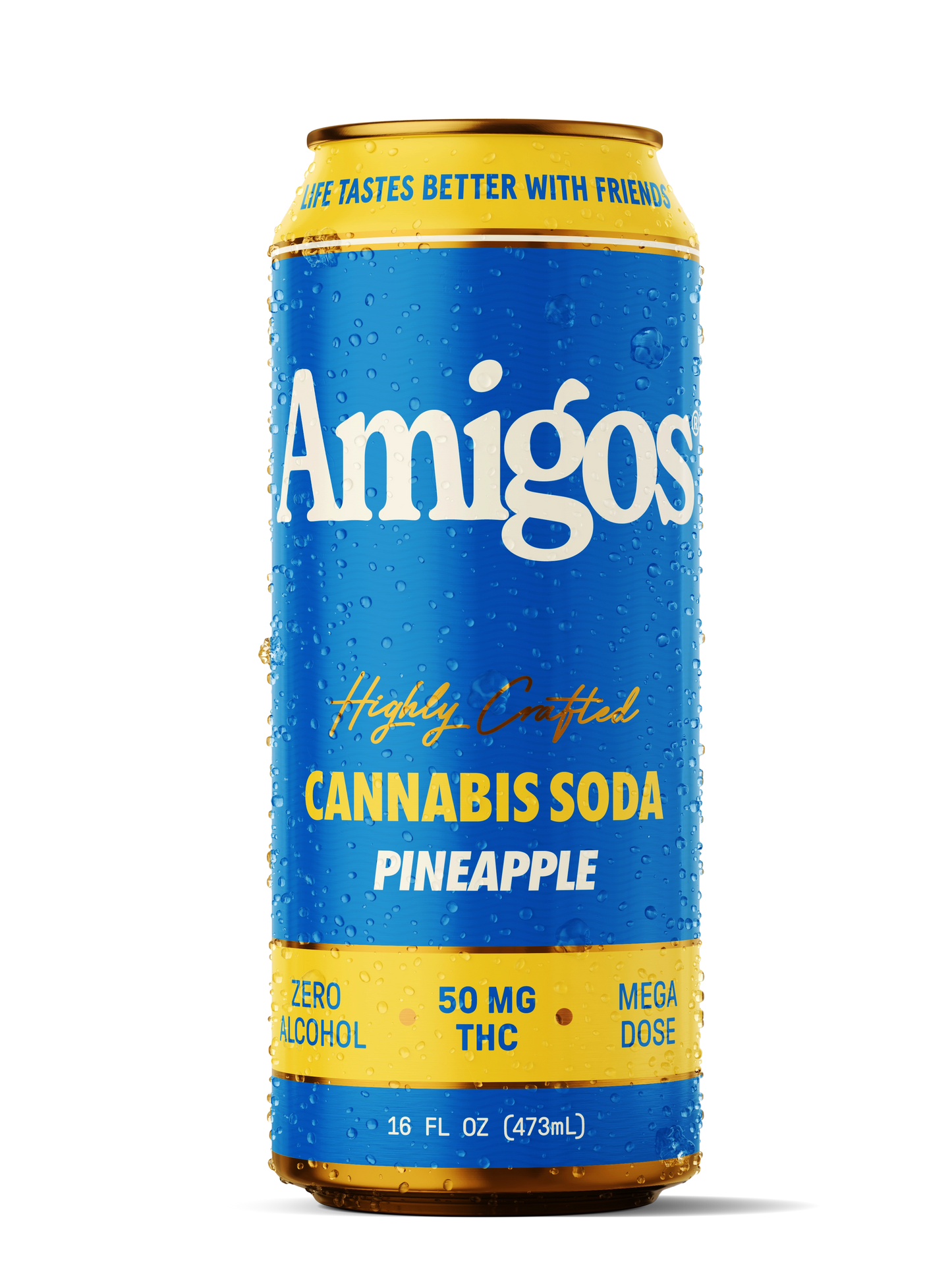 Amigos 50mg Pineapple Soda 24ct