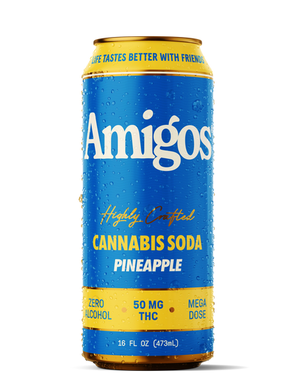 Amigos 50mg Pineapple Soda 24ct