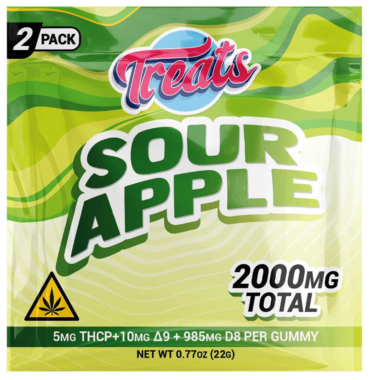 Sour Apple 2000mg 2 Pack