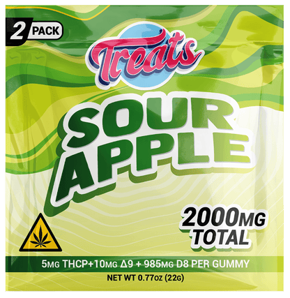 Sour Apple 2000mg 2 Pack