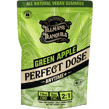 Green Apple Anytime+ 2:1 CBD:THC Perfect Dose Gummies