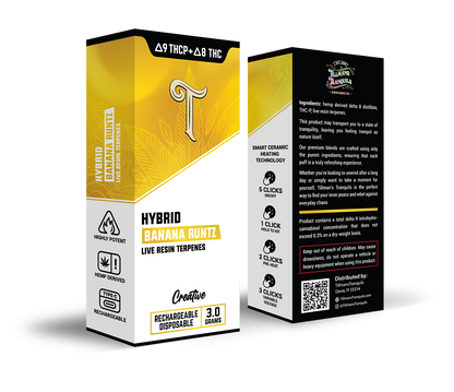Display - Banana Runtz 3g THCp Disposable