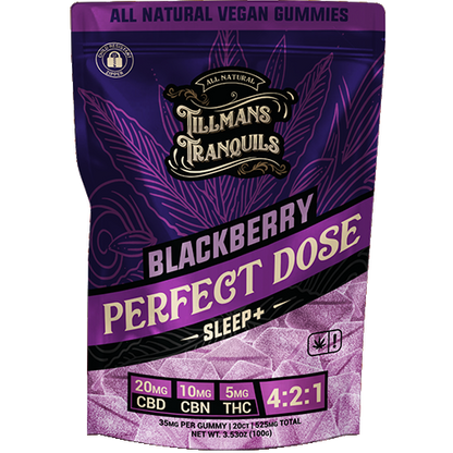 Blackberry Sleep CBD:CBN:THC Perfect Dose Gummies