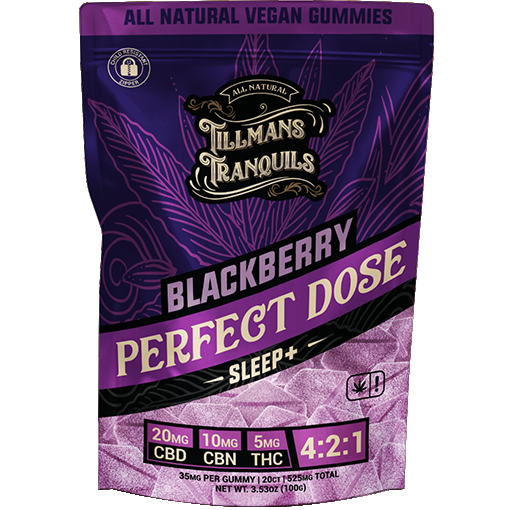 Blackberry Sleep CBD:CBN:THC Perfect Dose Gummies