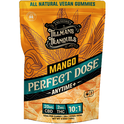 Mango Anytime+ 10:1 CBD:THC Perfect Dose Gummies