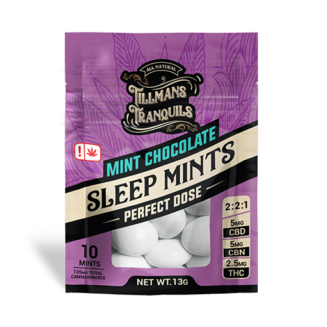 Mint Chocolate CBN:THC Sleep Mints - Single Pack