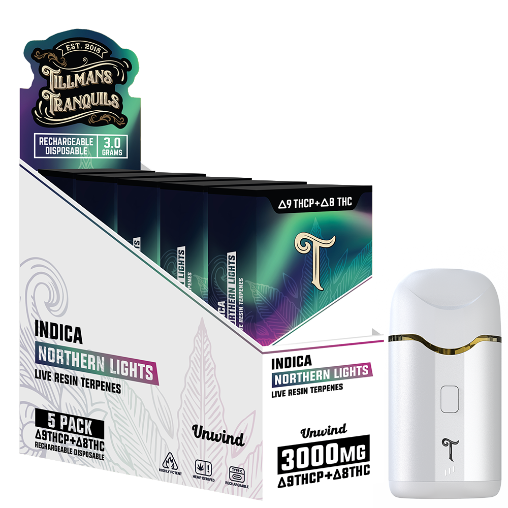 Display - Northern Lights 3g THCp Disposable