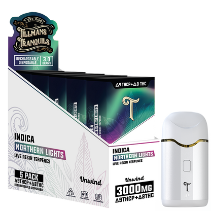 Display - Northern Lights 3g THCp Disposable