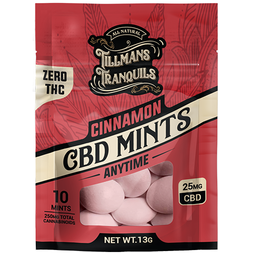 0 THC CBD Cinnamon Mints - 1 Pack