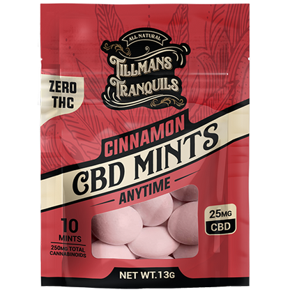 0 THC CBD Cinnamon Mints - 1 Pack