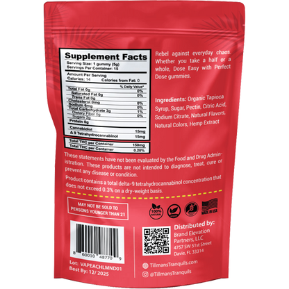 Peach Lemonade Gummies 25:1