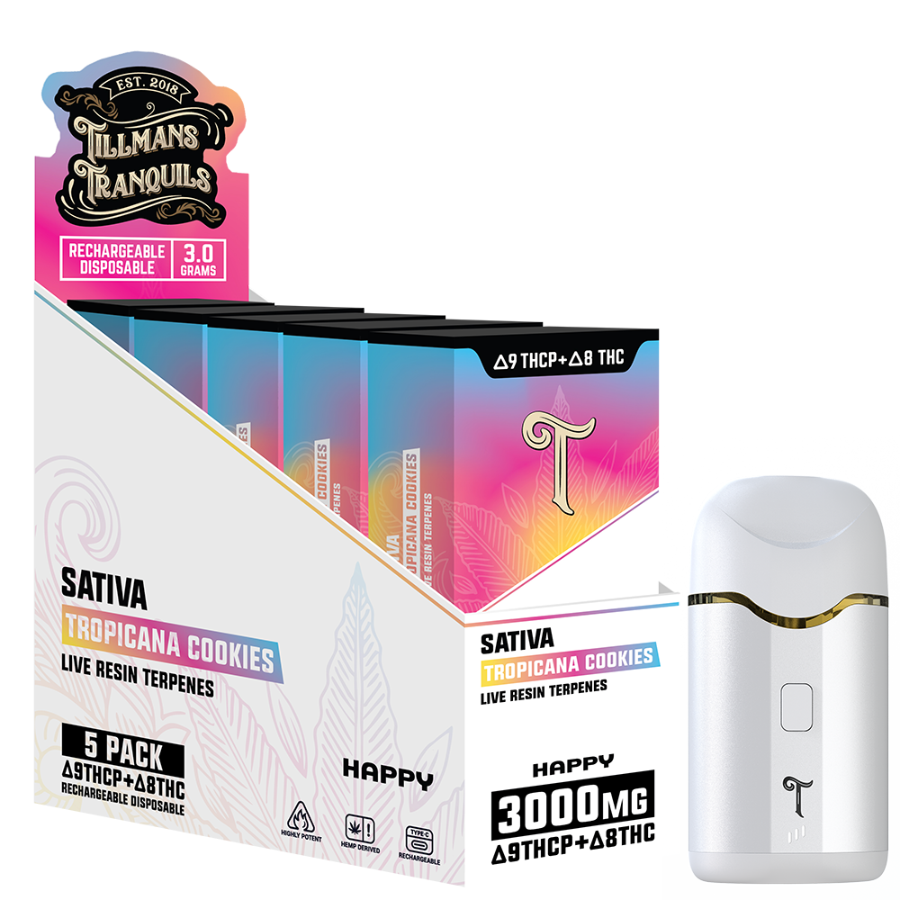 Display - Tropicana Cookies 3g THCp Disposable