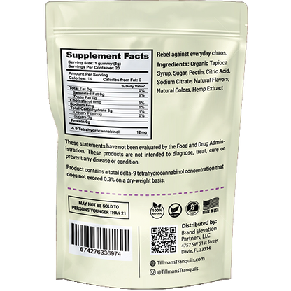 Wedding Cake Delta 9 THC Gummies 240mg - Indica