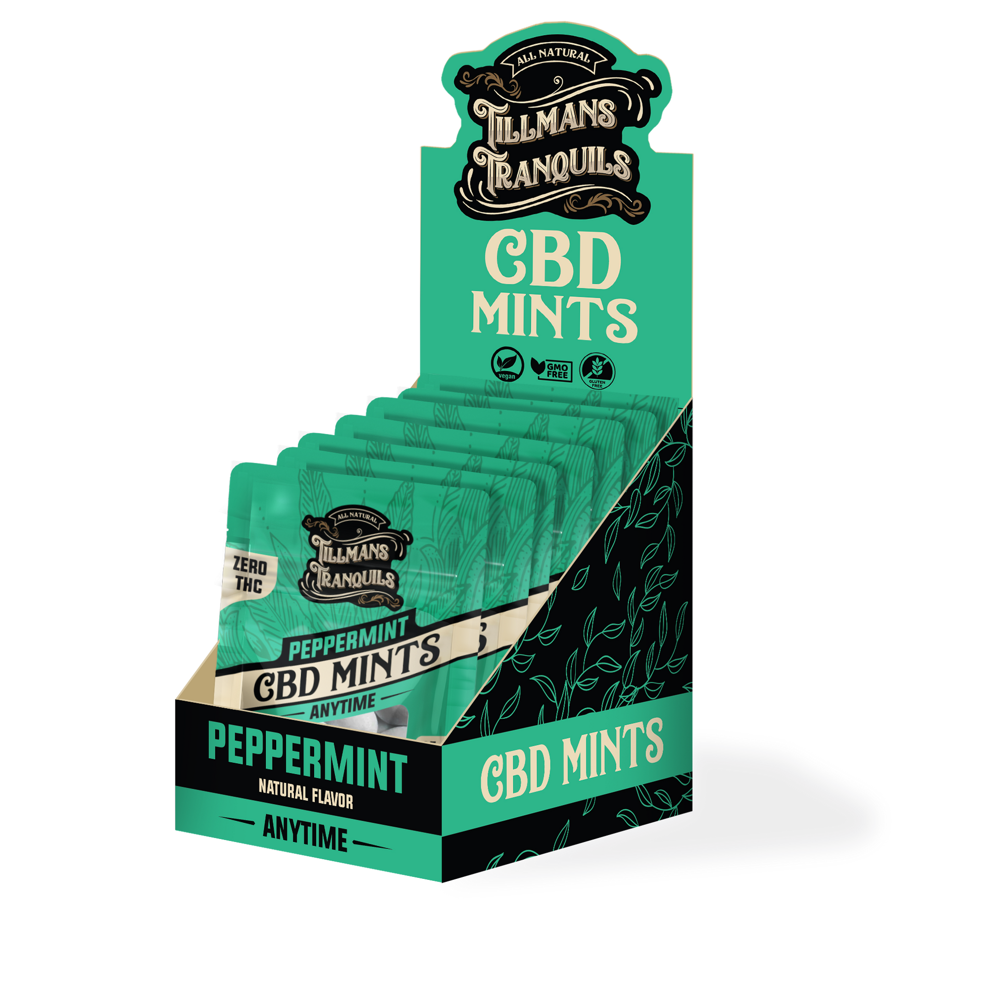 zero thc peppermint mints